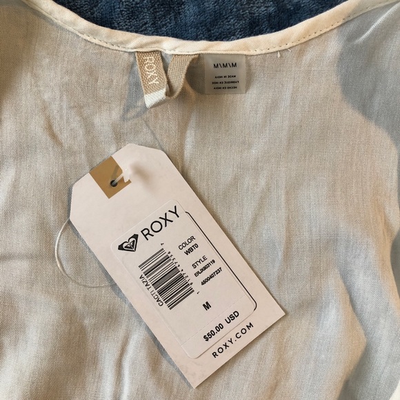 ROXY Cacti Tazia Bell sleeve embroidered coverup - Picture 7 of 7